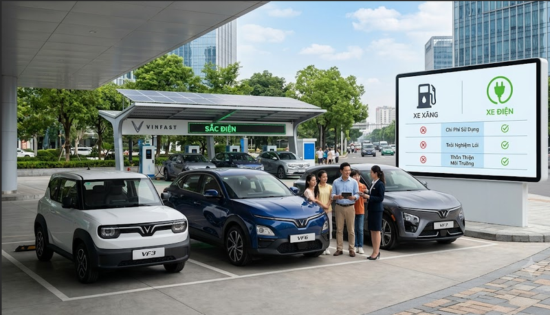 So Sánh Thuê Xe Ô Tô Thông Thường Và Thuê Xe Ô Tô Điện: Đâu Là Lựa Chọn Phù Hợp Năm 2026?